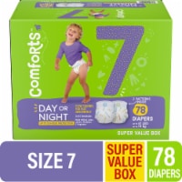 Comforts™ Day or Night Baby Diapers Size 7 (41+ lbs) Super Value Box Perspective: Main