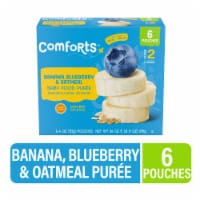 Comforts™ Banana Blueberry Oatmeal Baby Food Pouches Perspective: Main