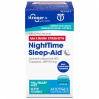 Kroger® Maximum Strength NightTime Sleep-Aid Softgels 50mg