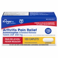 Kroger® Arthritis Pain Relief Acetaminophen Caplets 650mg