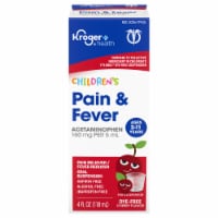Kroger® Health Children's Pain & Fever Cherry 160 mg Perspective: Main
