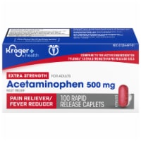 Kroger® Pain Reliever and Fever Reducer Acetaminophen Extra Strength Caplets