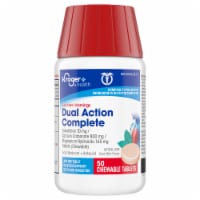 Kroger® Health Cool Mint Flavor Dual Action Complete Chewable Tablets Perspective: Main