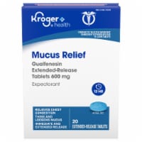 Kroger® Mucus Relief Guaifenesin Extended Release 600 mg Tablets