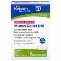 Kroger® Health Maximum Strength Mucus Relief Guaifenesin DM Tablets Perspective: Main