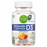 Simple Truth® Vitamin D3 Gummies Orange Lemon & Strawberry 50mcg Perspective: Main