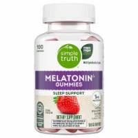 Simple Truth® Melatonin Gummies Strawberry 5mg Perspective: Main