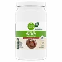 Simple Truth® Grass Fed Whey Protein Powder - Chocolate Perspective: Main