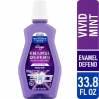 Kroger® Vivid Mint Alcohol-Free Fluoride Mouthwash Perspective: Main