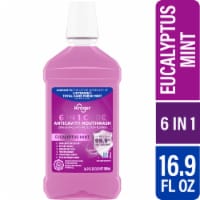 Kroger® 6 in 1 Care Anticavity Mouthwash Eucalyptus Mint Perspective: Main