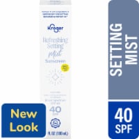 Kroger® Refreshing Setting Mist Sunscreen SPF 40 Perspective: Main