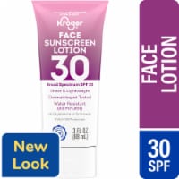 Kroger® Face Sunscreen Lotion SPF 30 Perspective: Main
