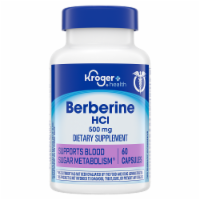 Kroger® Berberine HCI Capsules 500mg Perspective: Main