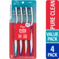 Kroger® Pure Clean Toothbrush with Soft Bristles Value Pack Perspective: Main