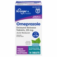 Kroger® Omeprazole Acid Reducer Delayed Release Tablets 20mg Perspective: Main