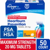 Kroger® Maximum Strength Heartburn Prevention Famotidine Tablets 20mg Perspective: Main