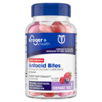 Kroger® Health Extra Strength Wild Berry Flavor Antacid Bites Perspective: Main