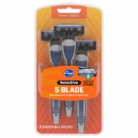 Kroger® Sensitive 5 Blade Disposible Razors Perspective: Main