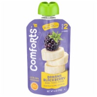 Comforts™ Banana Blackberry Stage 2 Baby Food Puree Pouch
