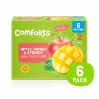 Comforts™ Apple Mango & Spinach Stage 2 Baby Food Puree Pouches 6-Pack