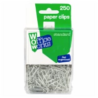 Office Works Standard Paper Clips - Silver Perspective: Main