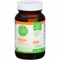 Simple Truth™ MSM Tablets 1000mg 60 Count Perspective: Main