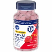 Kroger® Strawberry Extra Strength Antacid Berry Bites Chewable Tablets 750mg Perspective: Main