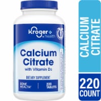 Kroger® Calcium Citrate + Vitamin D3 Dietary Supplement Tablets
