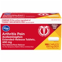 Kroger® Extended Release Arthritis Pain Relief Caplets 650mg Perspective: Main