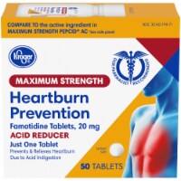 Kroger® Maximum Strength Acid Reducer Heartburn Prevention Tablets Perspective: Main