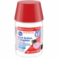Kroger® Dual Action Complete Berry Acid Reducer & Antacid Chewable Tablets