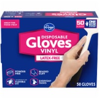 Kroger® Disposable Latex Free Vinyl Gloves Perspective: Main
