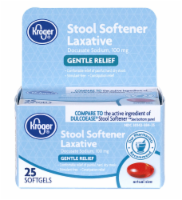 Kroger® Stool Softener Laxative Gentle Relief Soft Gels Perspective: Main