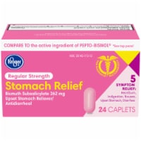 Kroger® Regular Strength Stomach Relief Caplets 262mg Perspective: Main