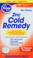 Kroger® Zinc Cold Remedy Quick Dissolve Tablets Perspective: Main