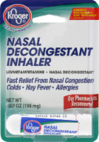 Kroger® Nasal Decongestant Inhaler Perspective: front