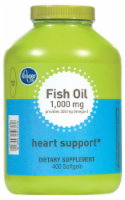 Kroger® Fish Oil Heart Support Softgels 1000mg Perspective: Main