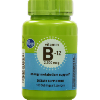 Kroger® Vitamin B-12 2500mcg Sublingual Lozenges Perspective: Main