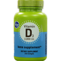 Kroger® Vitamin D3 Bone Supplement Softgels 2000 IU