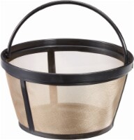 Kroger® Reusable® Coffee Filter Basket - Black/Gold Perspective: Main