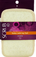 Kroger® Bamboo Loofah Soap Pouch Perspective: Main