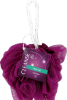 Kroger® Cleanse Come Clean Mesh Pouf - Purple Perspective: Main