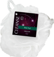 Kroger® Cleanse Come Clean Mesh Pouf - White Perspective: Main