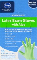 Kroger® Latex Exam Gloves with Aloe Perspective: Main