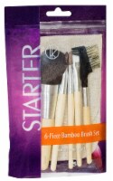 Daily Mirra 6 Piece Bamboo Travel Brush Set Perspective: Main