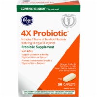Kroger® 4X Probiotic® Probiotic Supplement Caplets Perspective: Main