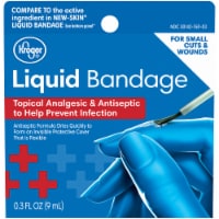 Spray store on bandage