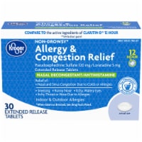 Kroger® 12 Hour Allergy & Congestion Relief Tablets Perspective: Main