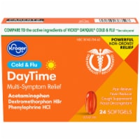 Kroger® Non-Drowsy Daytime Cold & Flu Softgels Perspective: Main