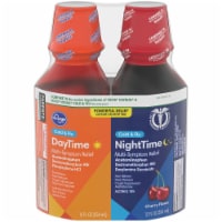 Kroger® DayTime & NightTime Cherry Cold & Flu Relief Liquid Perspective: Main